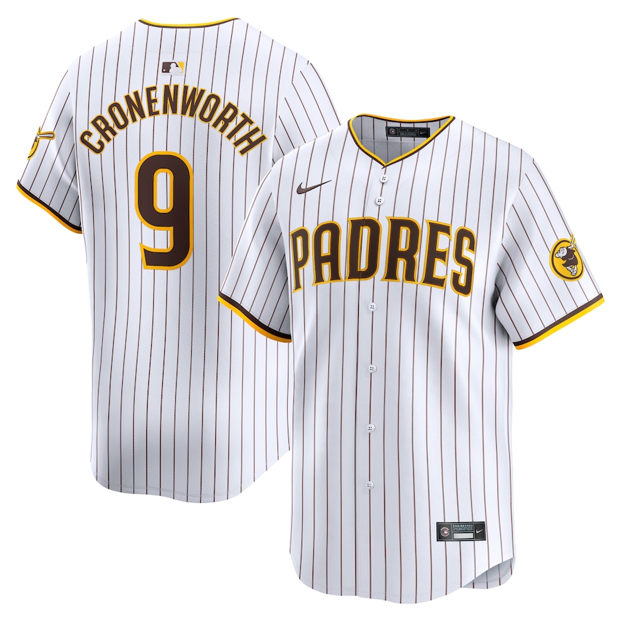 Men's San Diego Padres Jake Cronenworth White Home Limited Player Jersey
