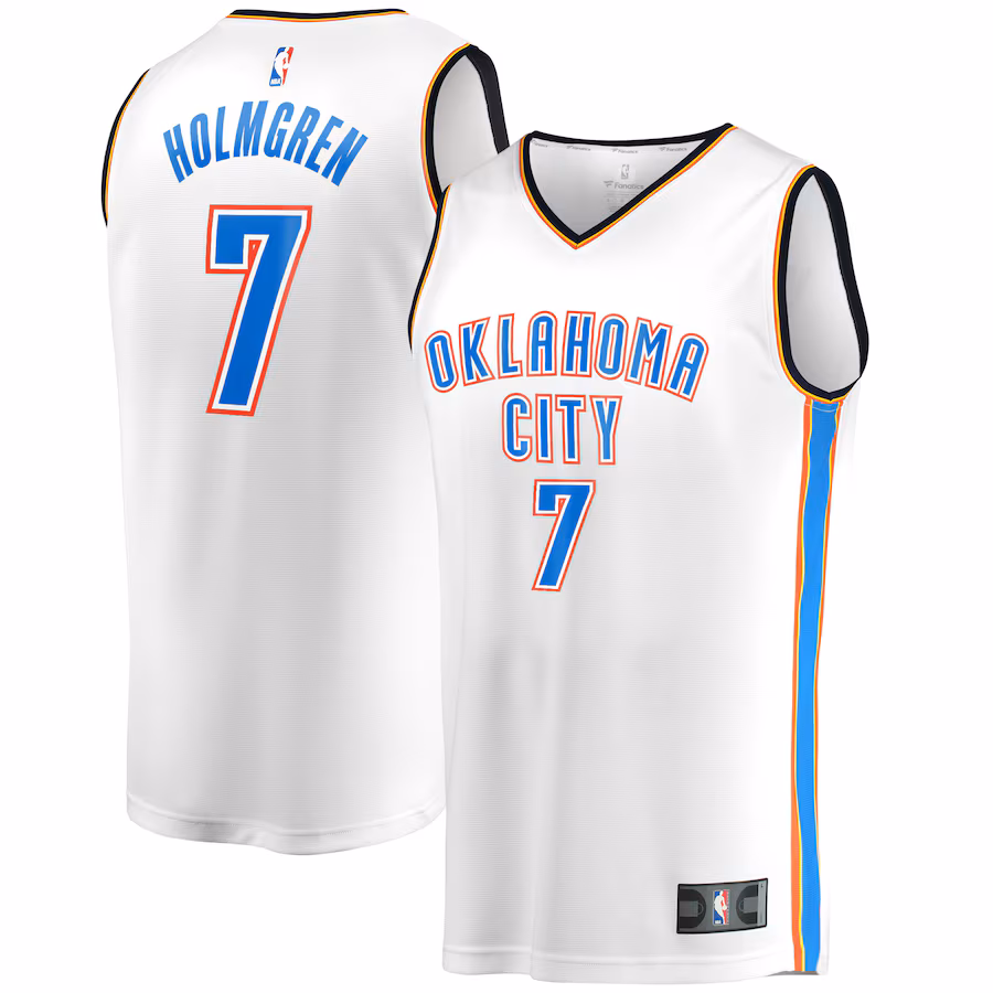 Chet Holmgren Oklahoma City Thunder Fanatics Fast Break Player Jersey - Association Edition - White