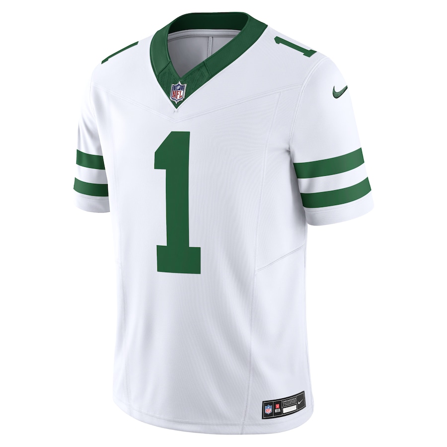 Mens New York Jets Ahmad Sauce Gardner White Vapor F.U.S.E. Limited Jersey