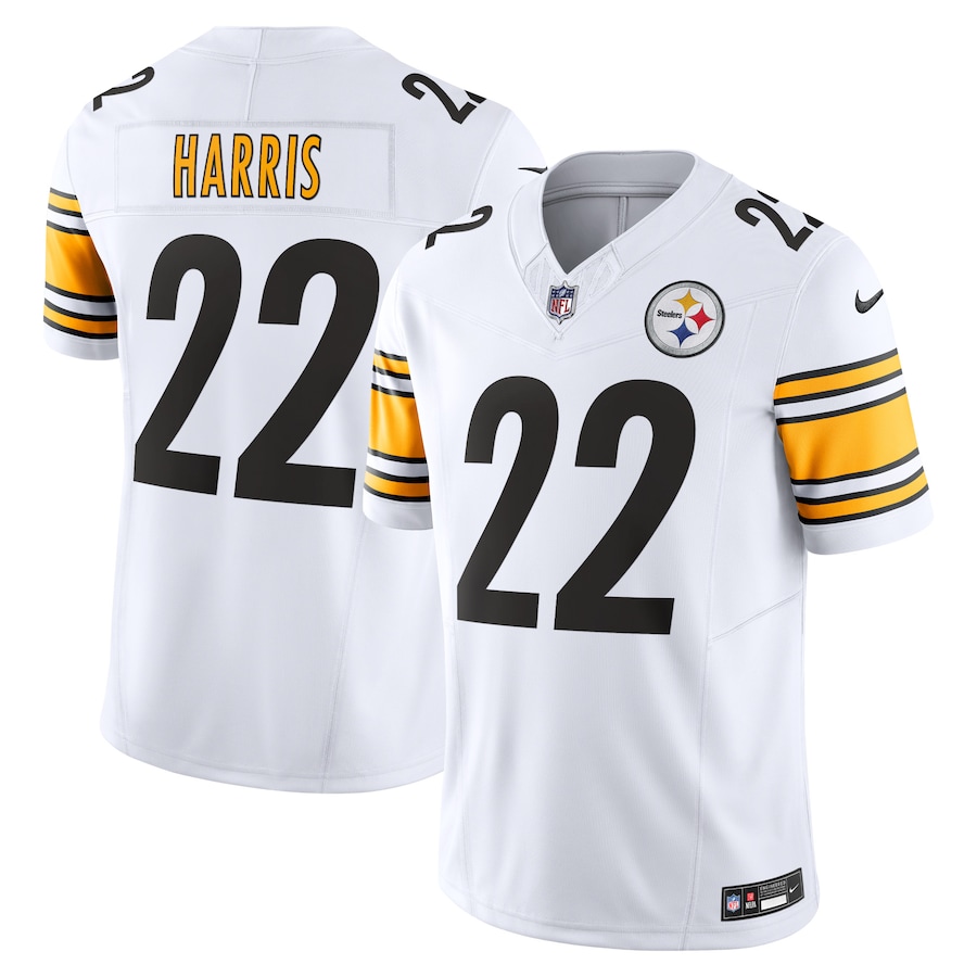 Mens Pittsburgh Steelers Najee Harris White Vapor F.U.S.E. Limited Jersey