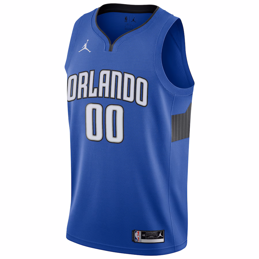 Men's Orlando Magic Jordan Brand Blue Swingman Custom Jersey - Statement Edition
