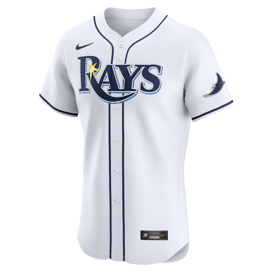Men's Tampa Bay Rays White Home Elite Pick-A-Player Retired Roster Jersey
