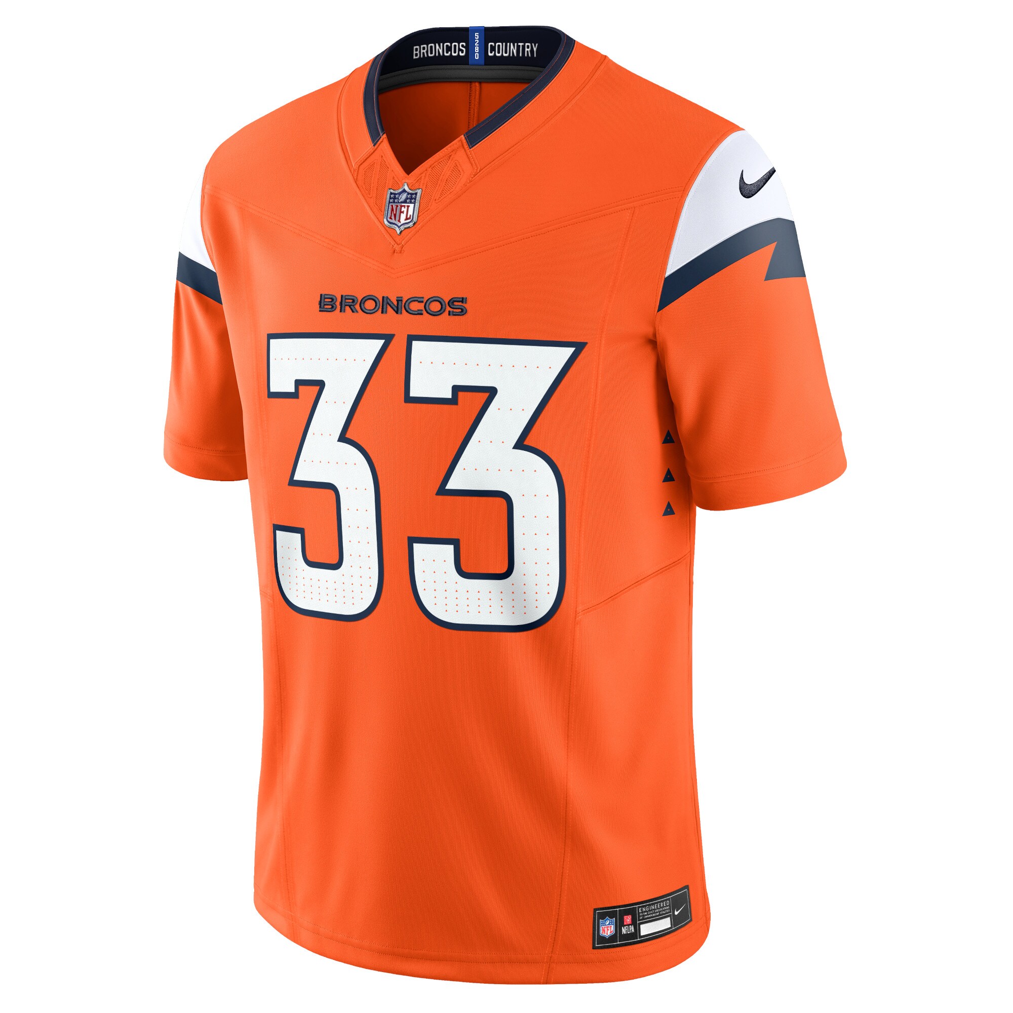 Javonte Williams Denver Broncos Vapor F.U.S.E. Limited Jersey - Orange