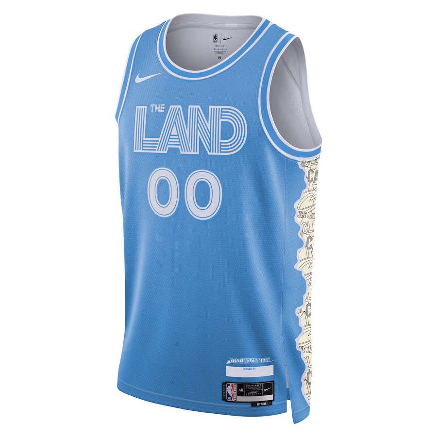 Cleveland Cavaliers Nike Unisex 2024/25 Custom Swingman Jersey - City Edition - Light Blue