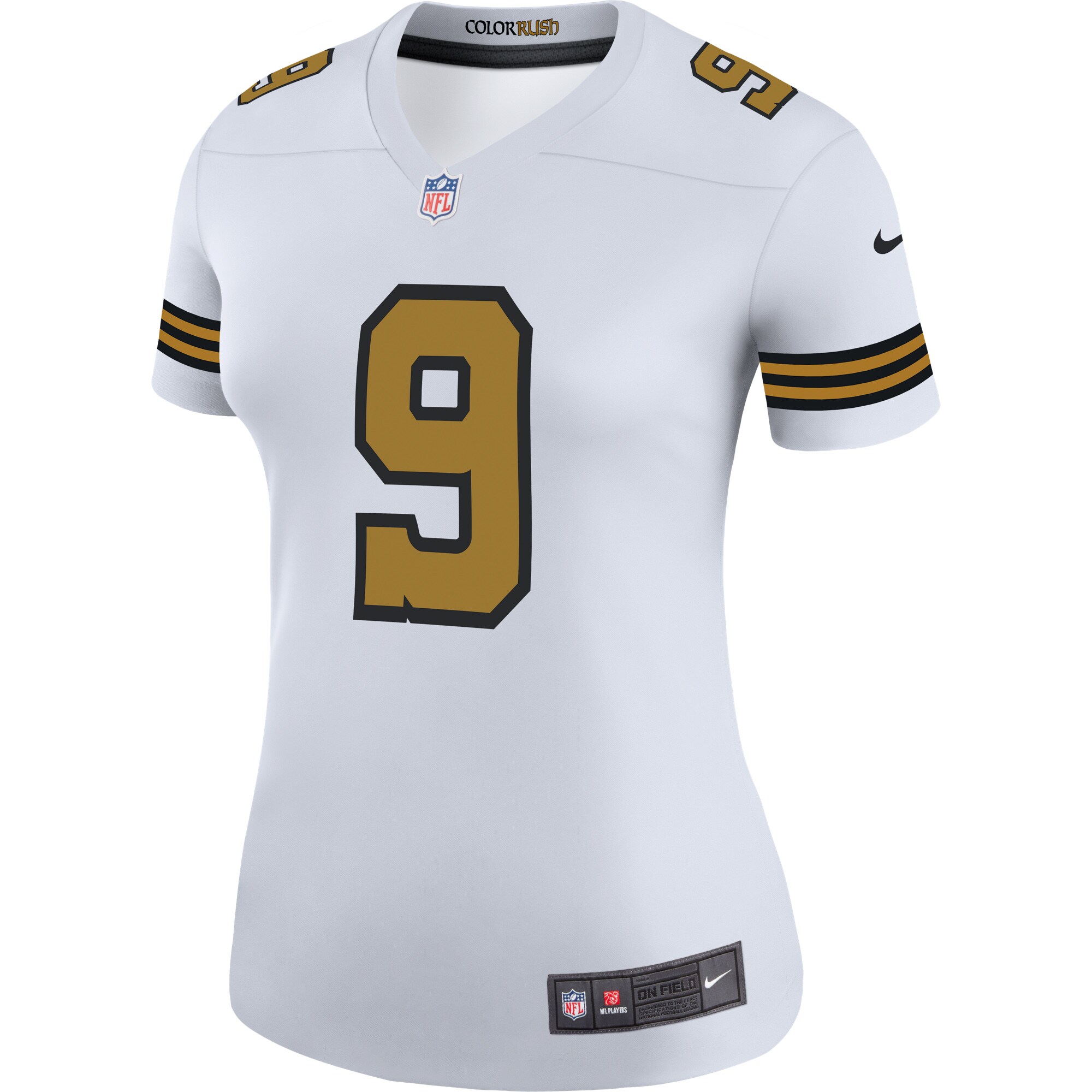 Drew Brees New Orleans Saints Women's Color Rush Legend Jersey - White