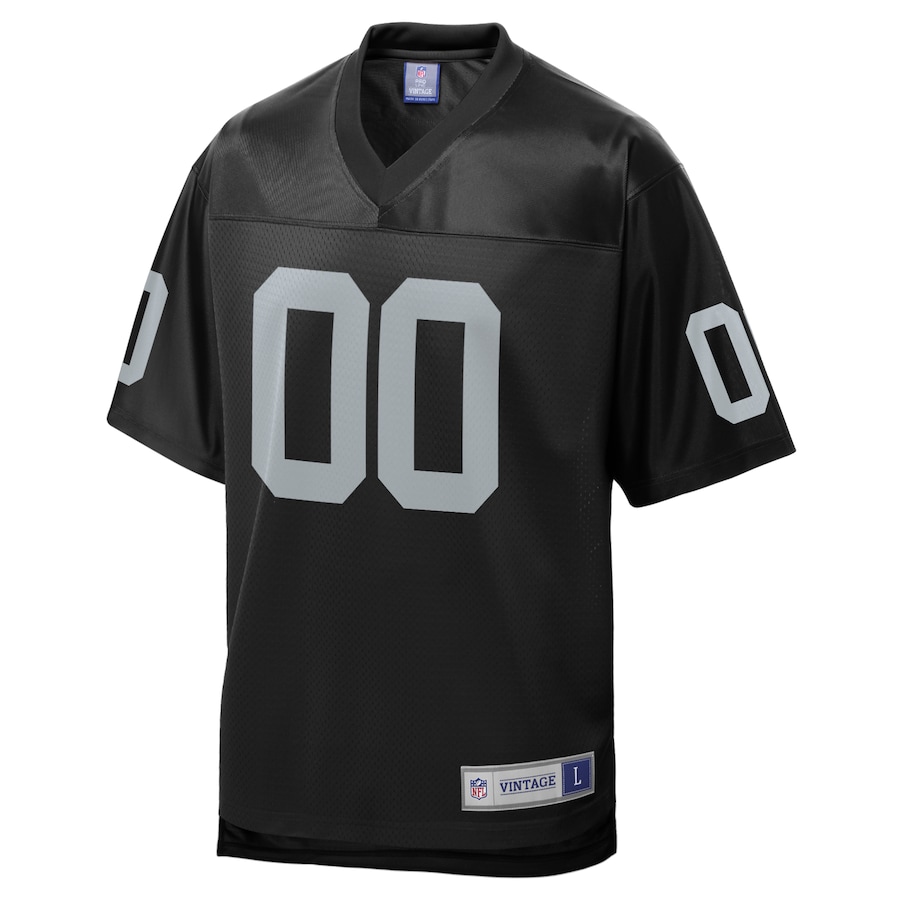 Mens Oakland Raiders Jim Otto Pro Line Black Retired Player Replica Jersey