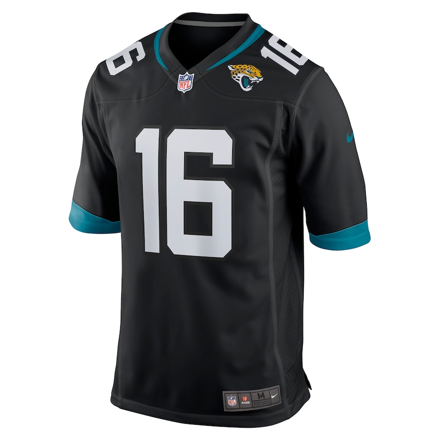 Mens Jacksonville Jaguars Trevor Lawrence Black Alternate Player Game Jersey