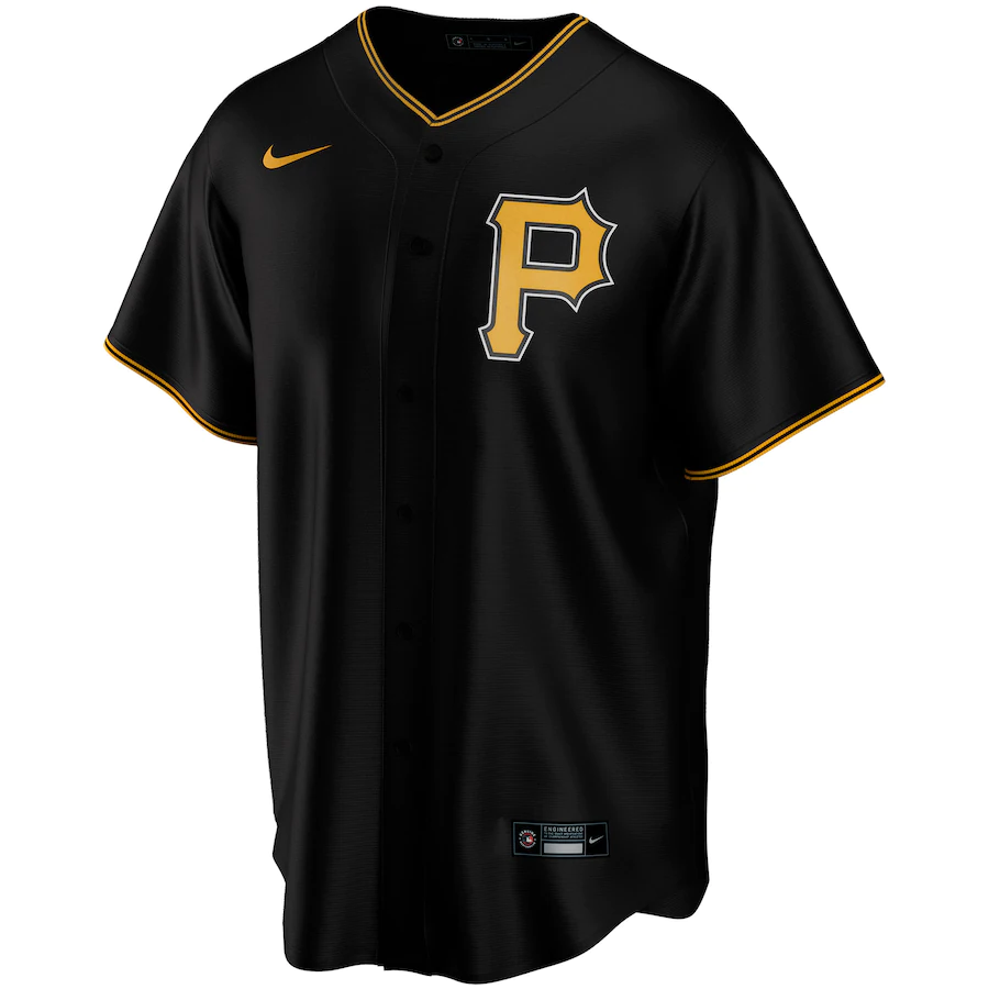 Women's Pittsburgh Pirates Nike Black Alternate Replica Custom Jersey
