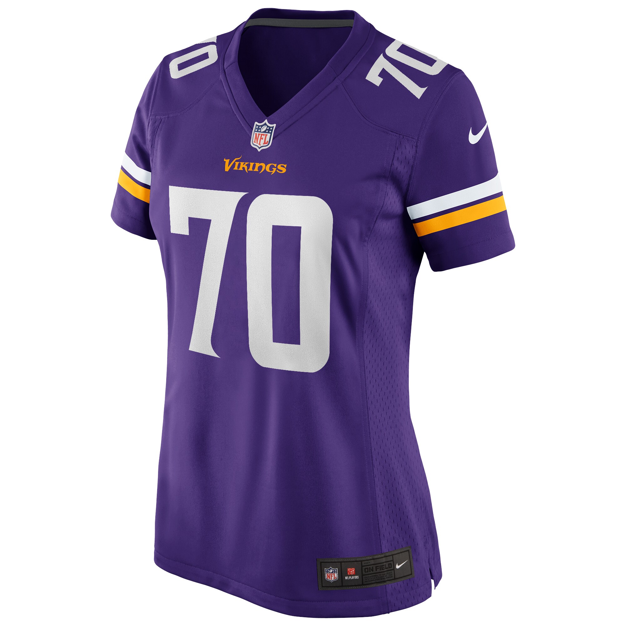 Jim Marshall Minnesota Vikings Women's Game Retired Player Jersey - Purple