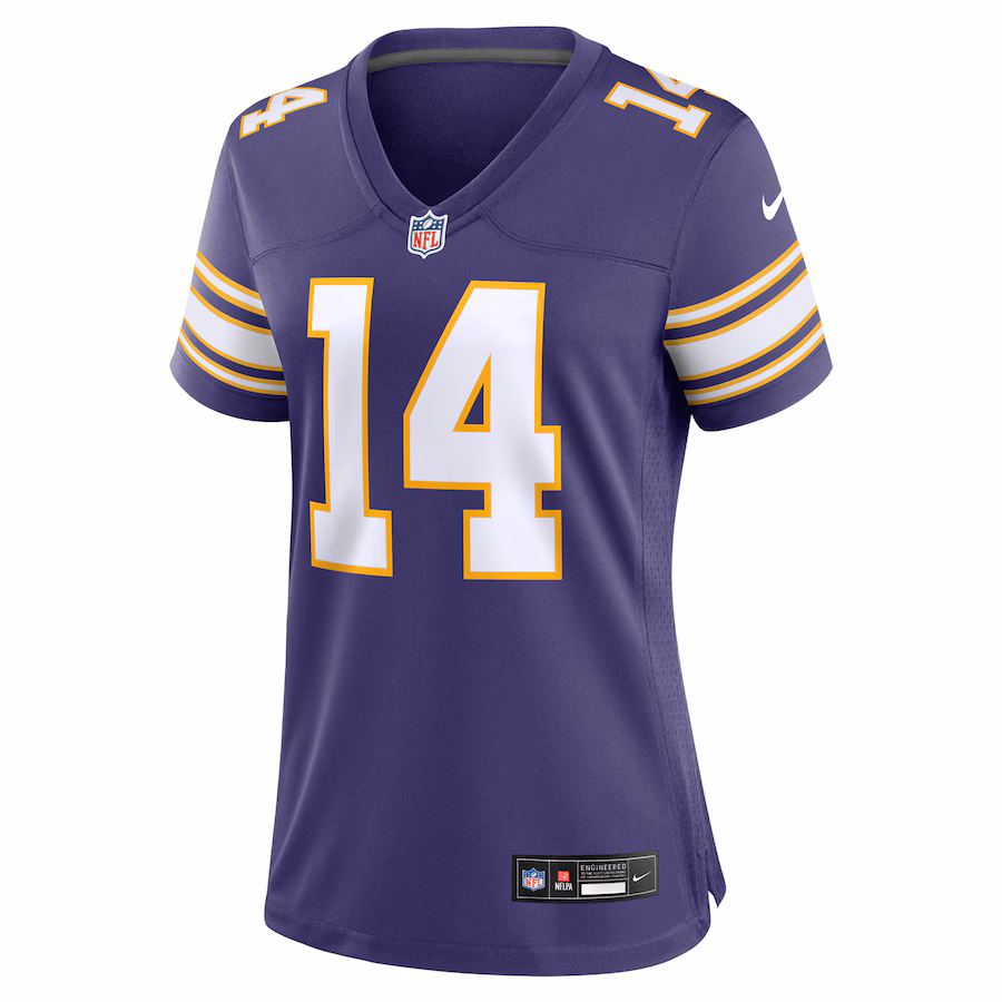 Sam Darnold Minnesota Vikings Nike Women's Alternate Game Jersey - Purple