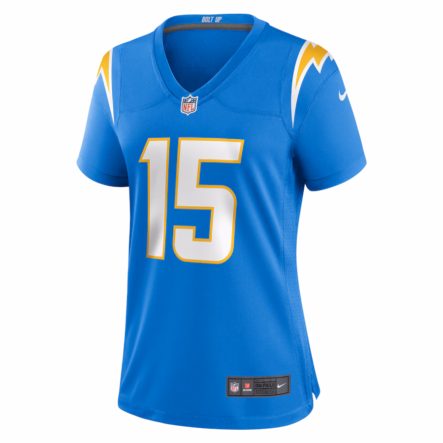 Ladd McConkey Los Angeles Chargers Nike Women's Game Jersey - Powder Blue