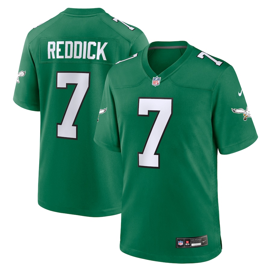 Mens Philadelphia Eagles Haason Reddick Kelly Green Alternate Game Jersey