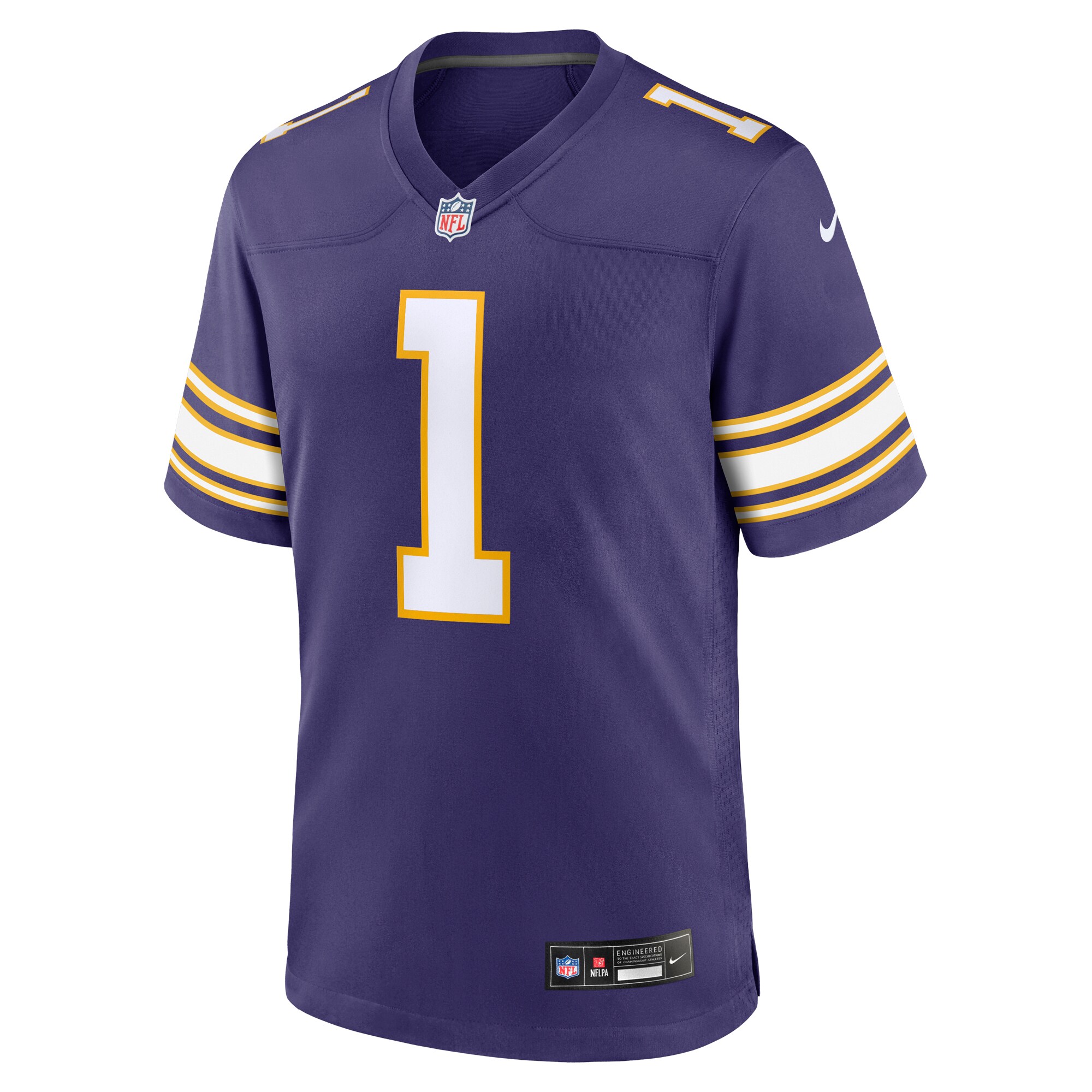 Warren Moon Minnesota Vikings Classic Retired Player Game Jersey - Purple