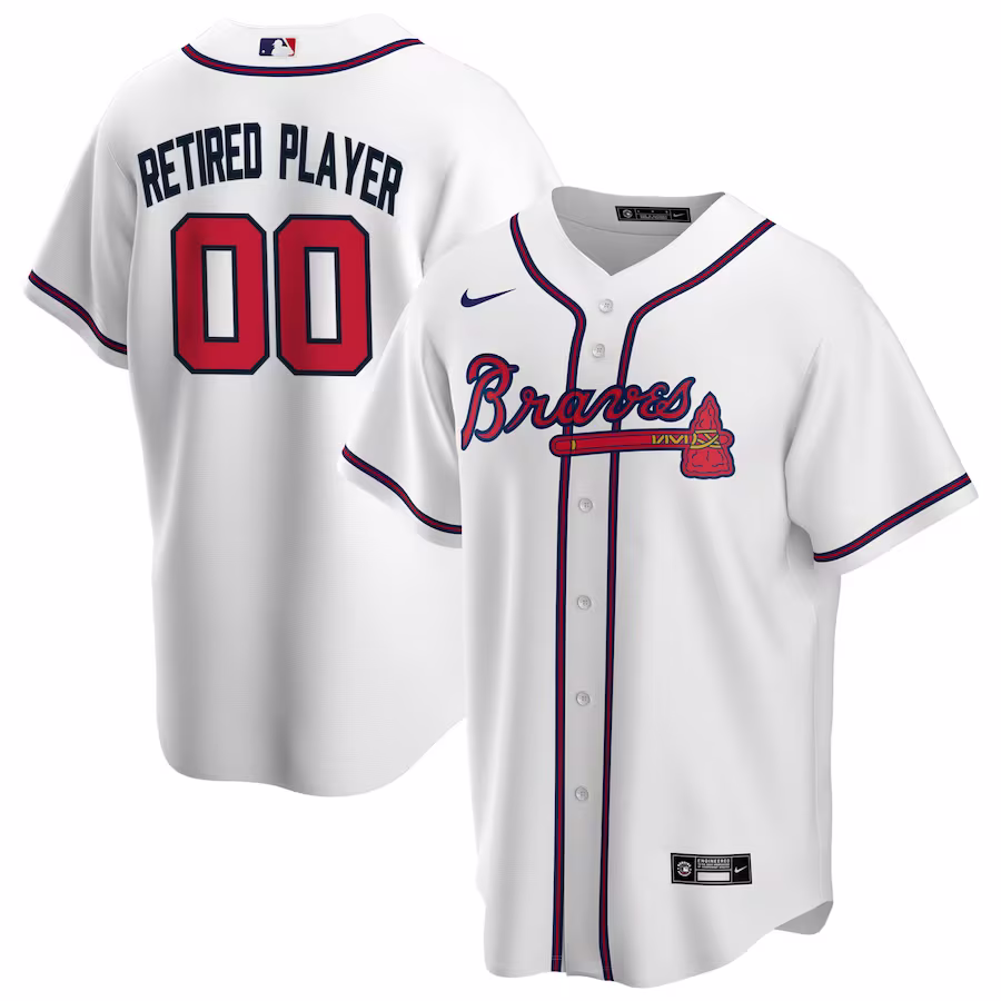 Youth Atlanta Braves Nike White Home Pick-A-Player Retired Roster Replica Jersey