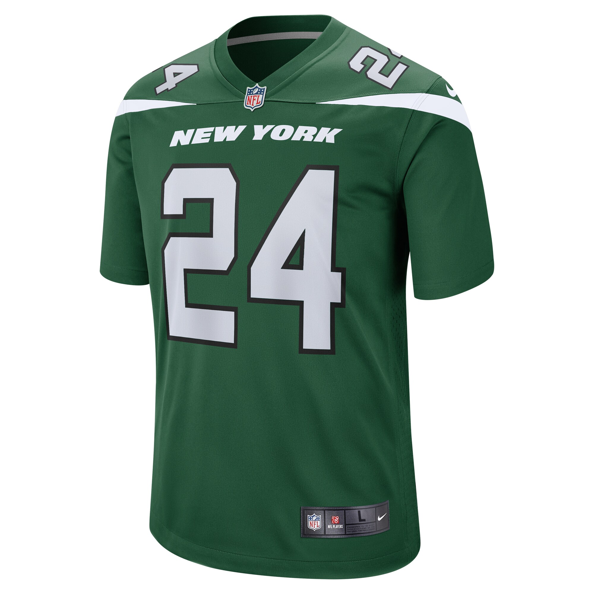 Darrelle Revis New York Jets Retired Player Game Jersey - Gotham Green