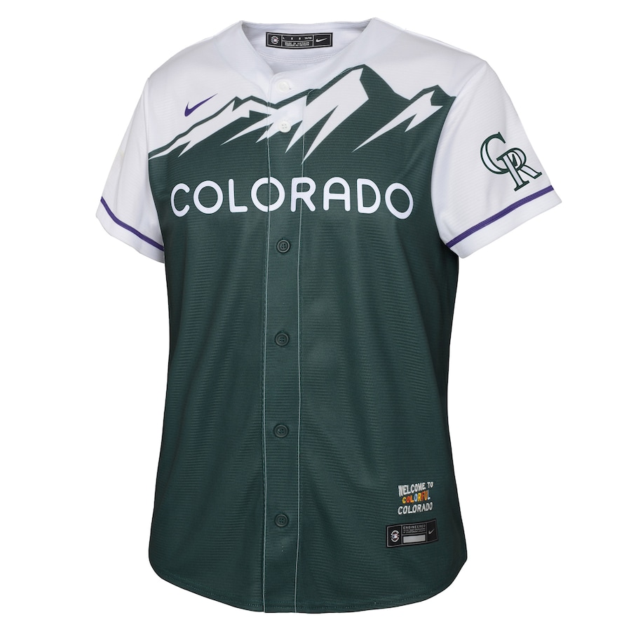 Youth Colorado Rockies Charlie Blackmon Green City Connect Replica Player Jersey