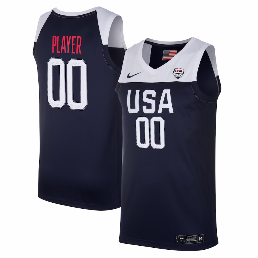 Men's USA Basketball Nike Navy Swingman Pick-A-Player Jersey - Limited Edition