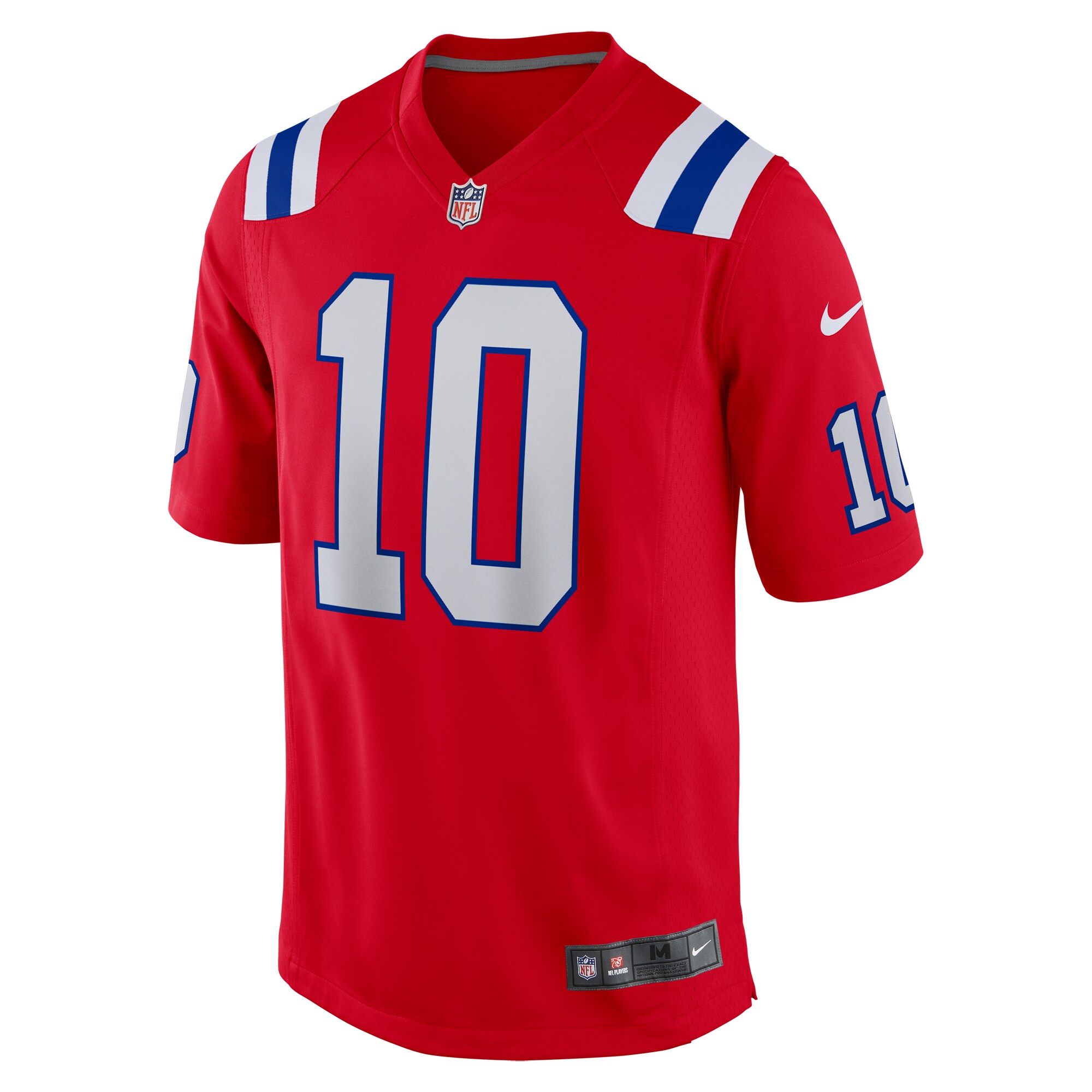 Drake Maye New England Patriots 2024 NFL Draft First Round Pick Player Game Jersey - Red