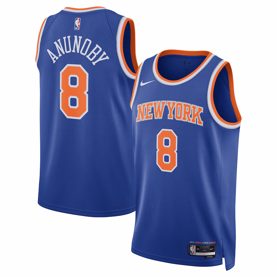 OG Anunoby New York Knicks Nike Unisex Swingman Jersey - Icon Edition - Blue