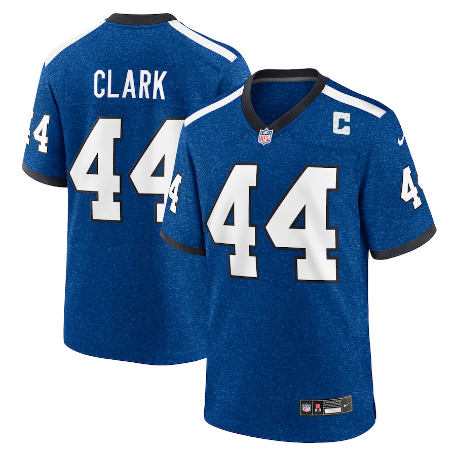 Mens Indianapolis Colts Dallas Clark Royal Indiana Nights Alternate Game Jersey