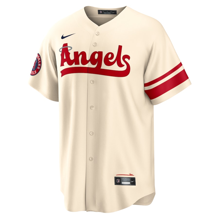 Men's Los Angeles Angels Anthony Rendon Cream City Connect Replica Player Jersey