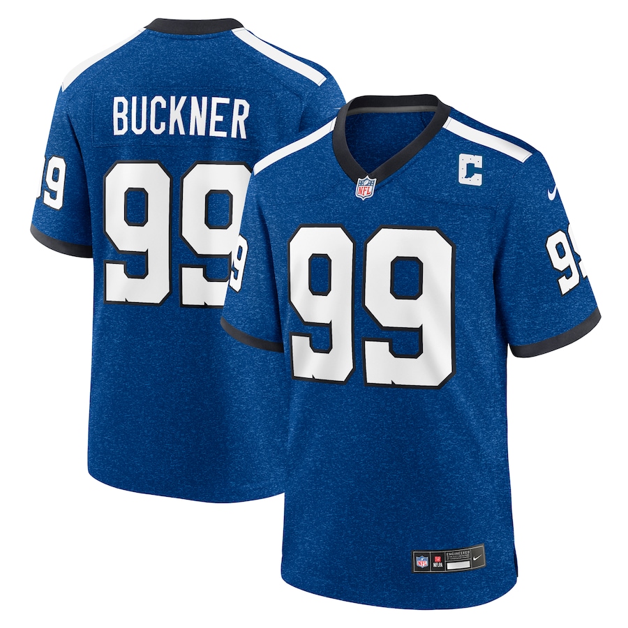 Mens Indianapolis Colts DeForest Buckner Royal Indiana Nights Alternate Game Jersey