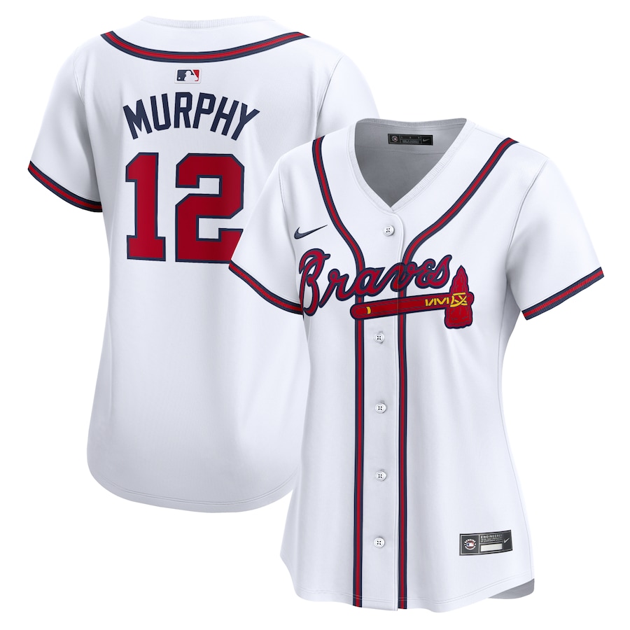 Youth Atlanta Braves Sean Murphy Nike White Home Limited Player Jersey