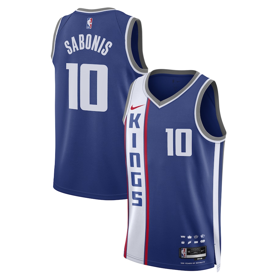 Unisex Sacramento Kings Domantas Sabonis Nike Blue 2023/24 Swingman Jersey - City Edition