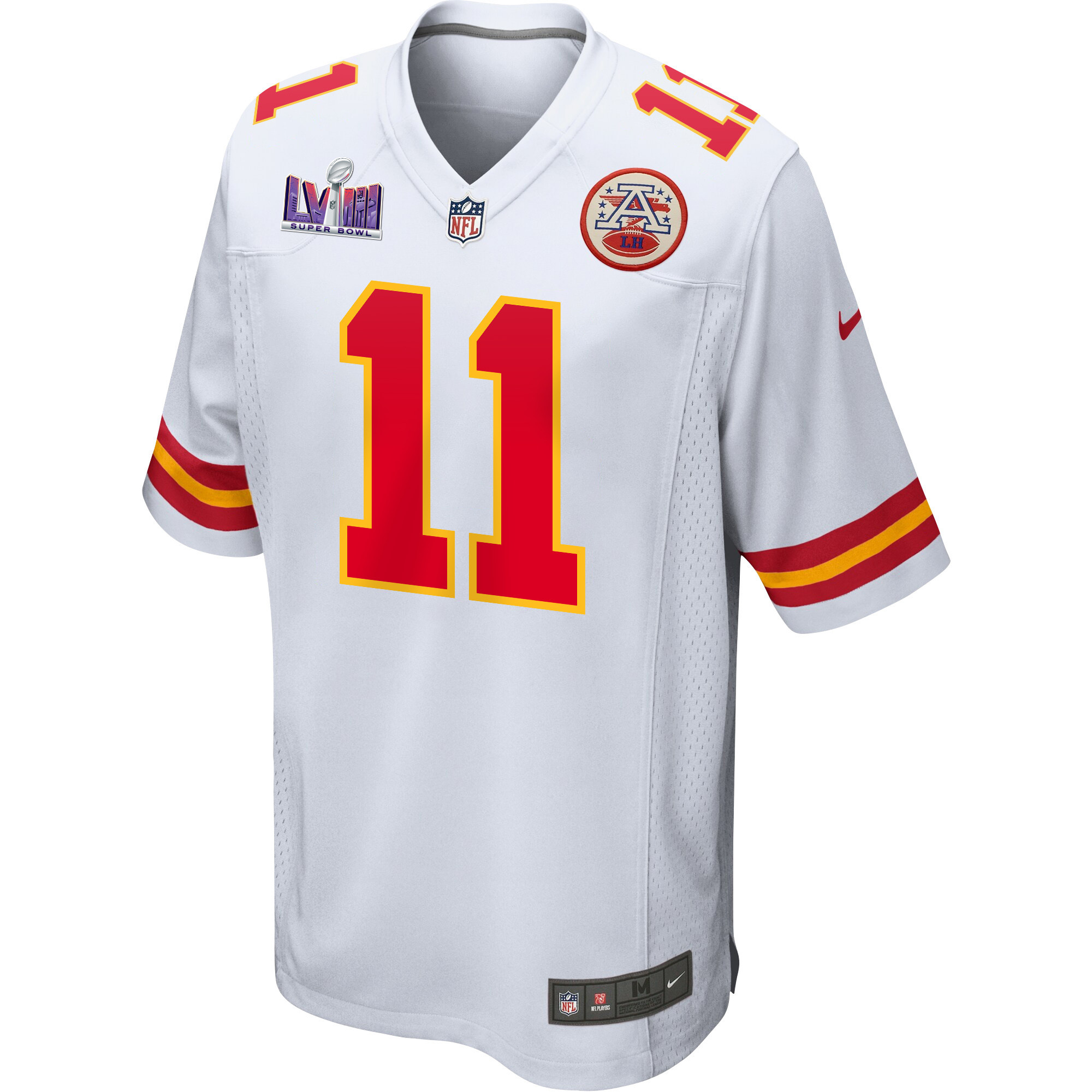Marquez Valdes-Scantling 11 Signed Kansas City Chiefs Super Bowl LVIII Game Men Jersey - White