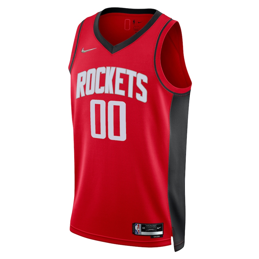 Men's Houston Rockets Nike Red 2021/22 Diamond Swingman Custom Jersey - Icon Edition