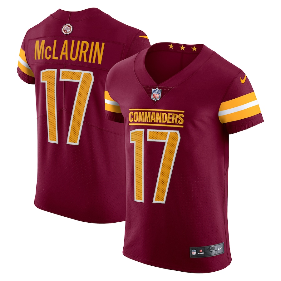 Mens Washington Commanders Terry McLaurin Burgundy Vapor Elite Jersey
