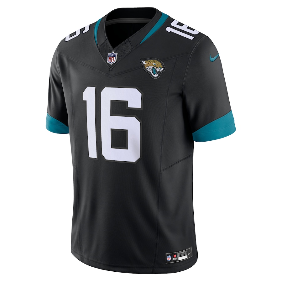 Mens Jacksonville Jaguars Trevor Lawrence Black Vapor F.U.S.E. Limited Jersey
