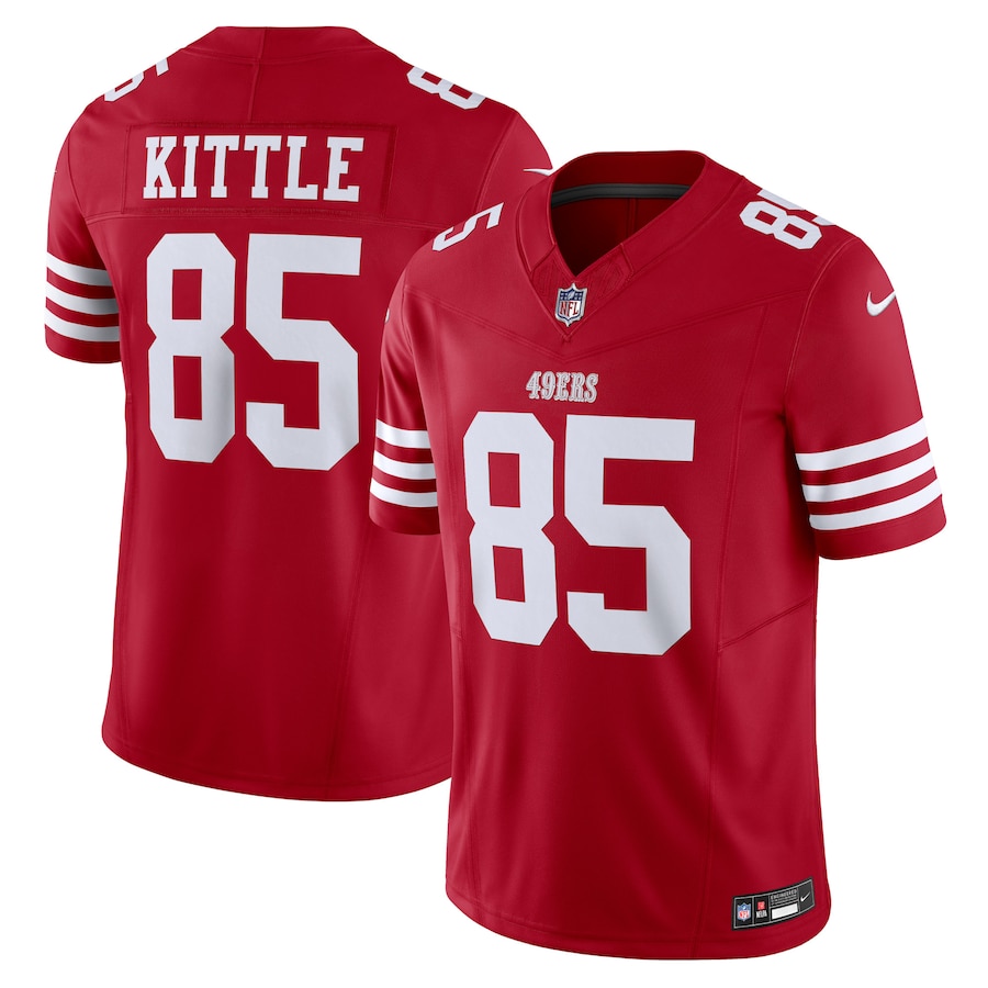 Mens San Francisco 49ers George Kittle Scarlet Vapor F.U.S.E. Limited Jersey