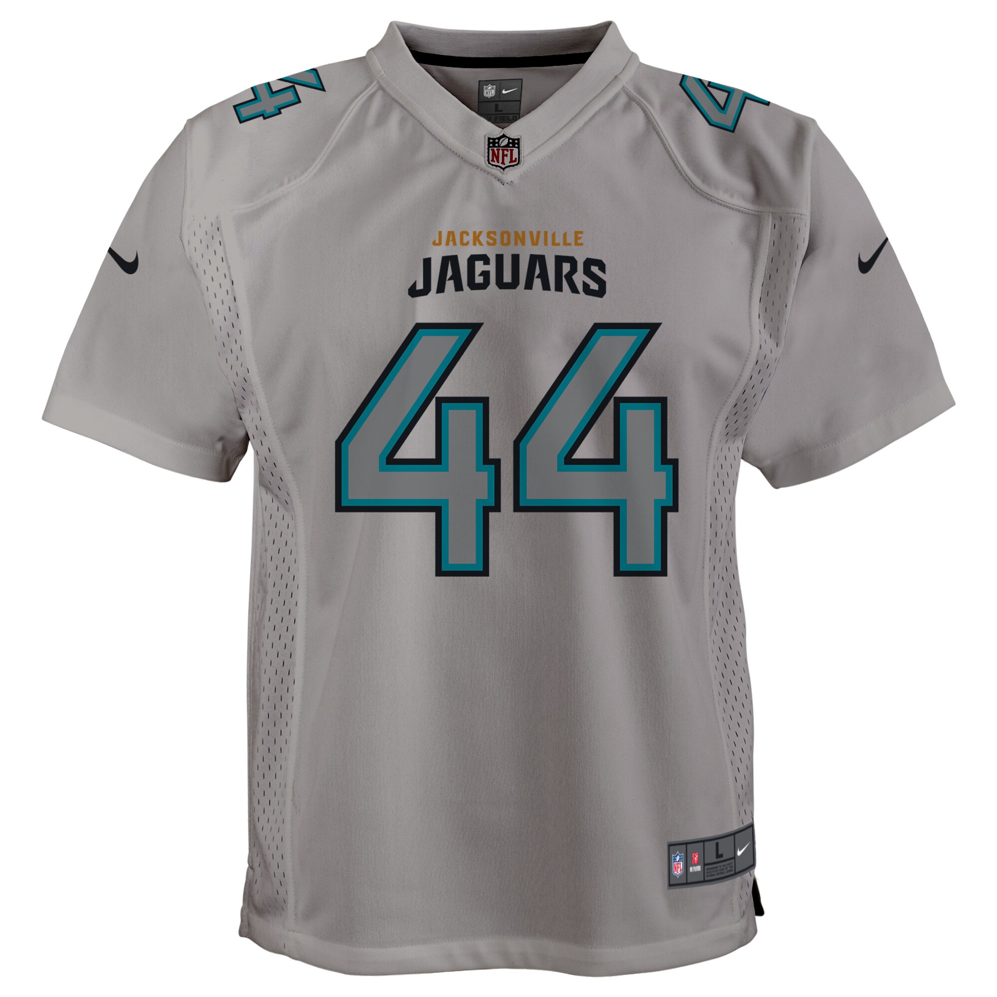Travon Walker Jacksonville Jaguars Youth Atmosphere Game Jersey - Gray