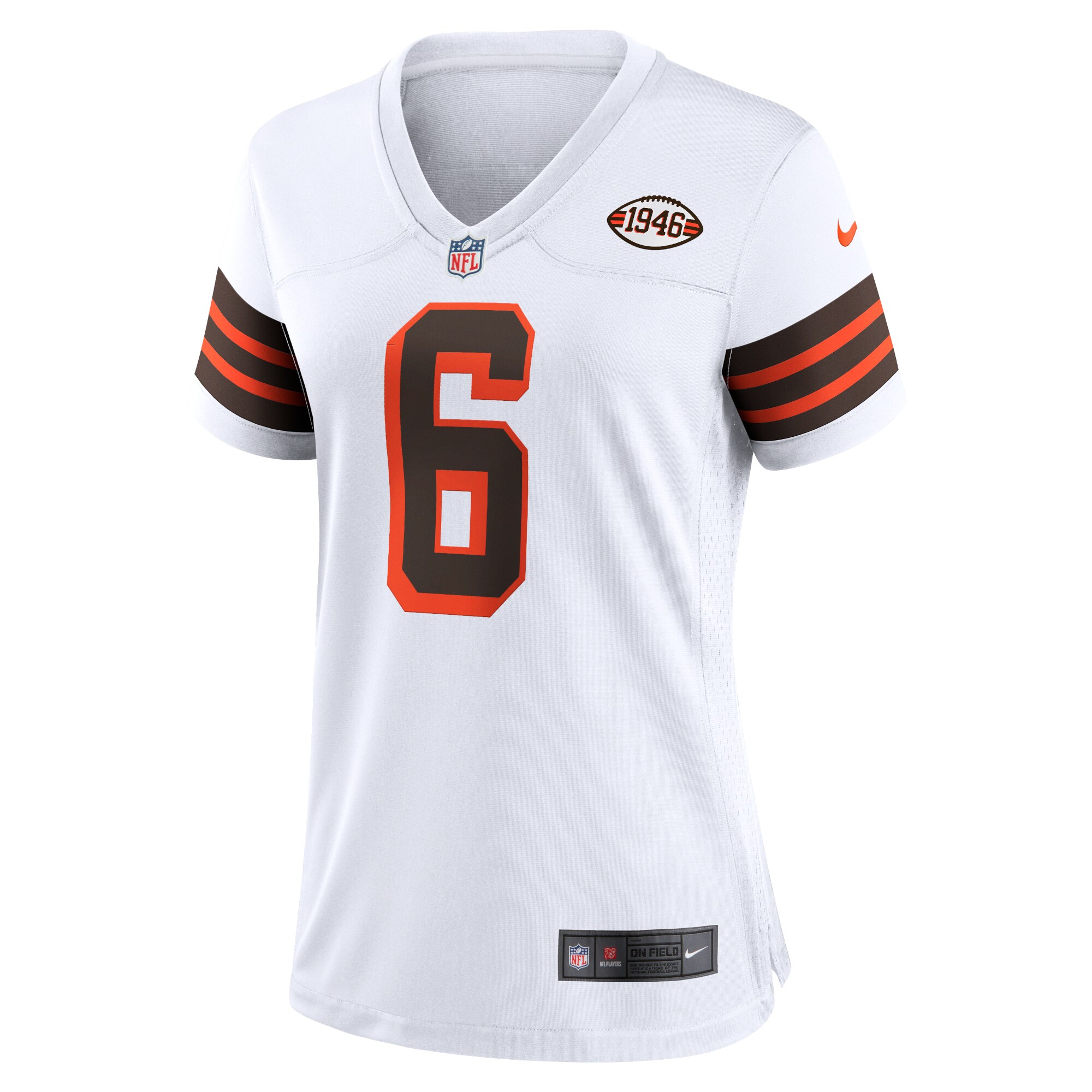 Baker Mayfield Cleveland Browns Women's 1946 Collection Alternate Game Jersey - White