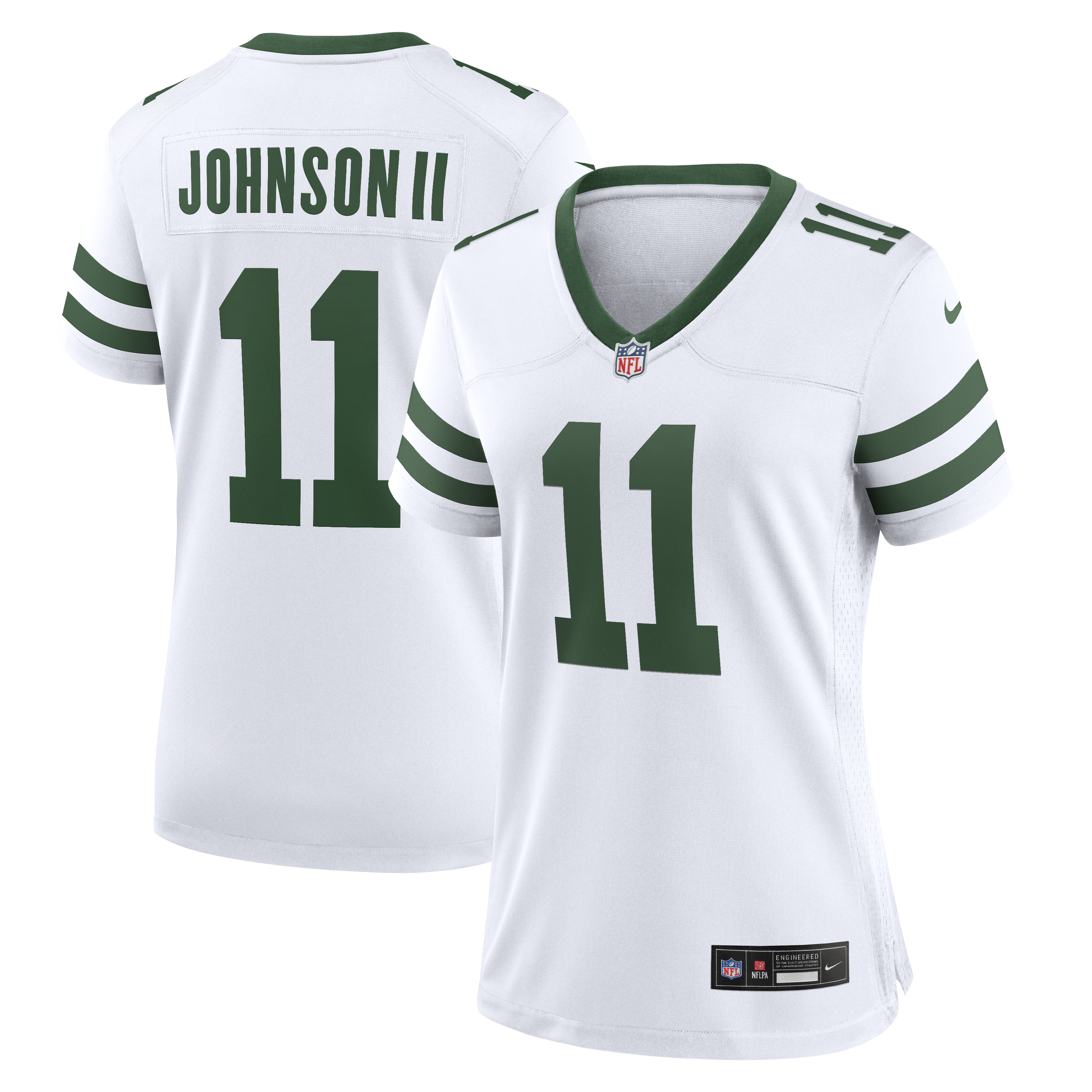 Jermaine Johnson II New York Jets Women's Alternate Game Jersey - Spotlight White