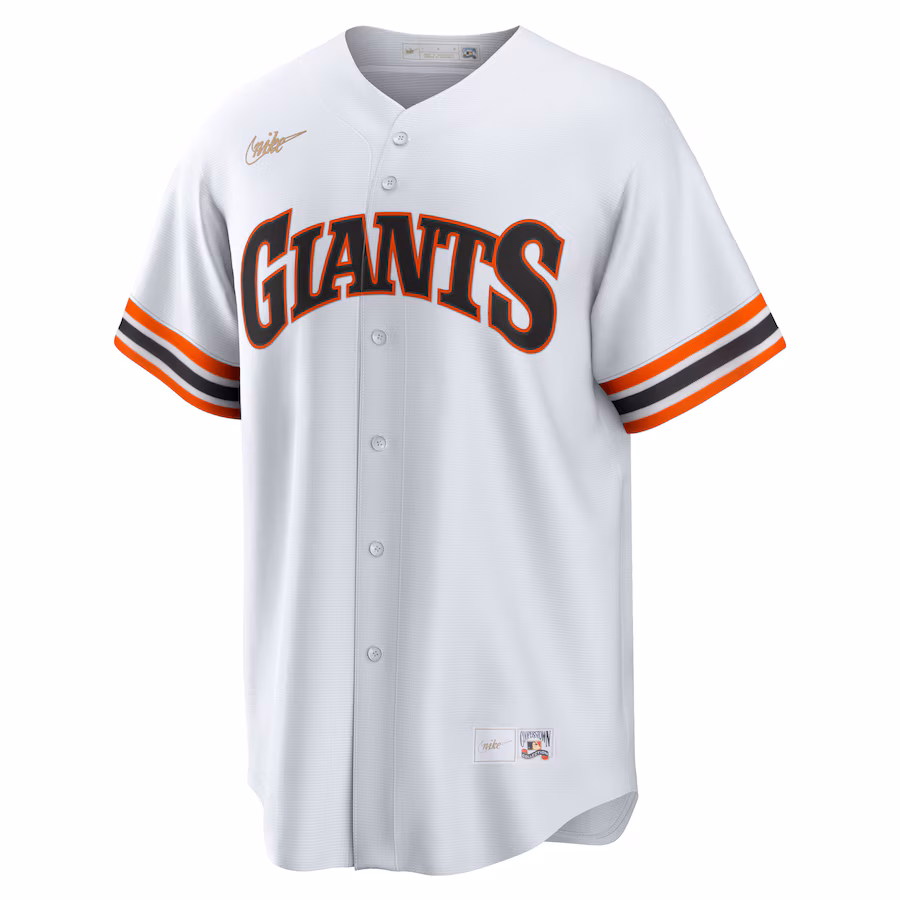Youth San Francisco Giants Nike White Home Cooperstown Collection Team Jersey