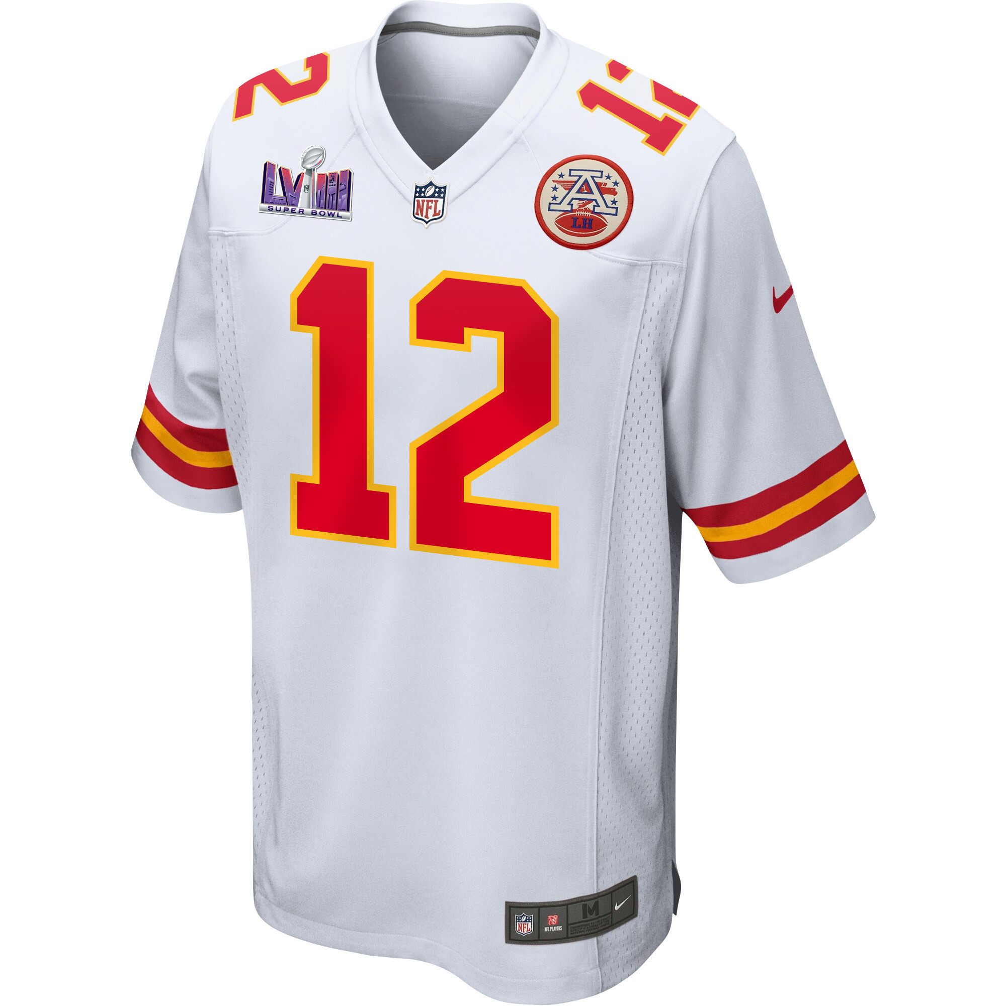 Mecole Hardman 12 Signed Kansas City Chiefs Super Bowl LVIII Game Men Jersey - White