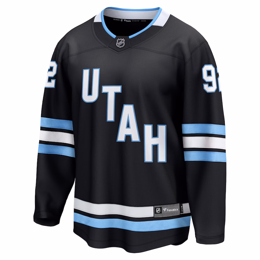 Logan Cooley Utah Hockey Club Fanatics Breakaway Player Jersey - Black