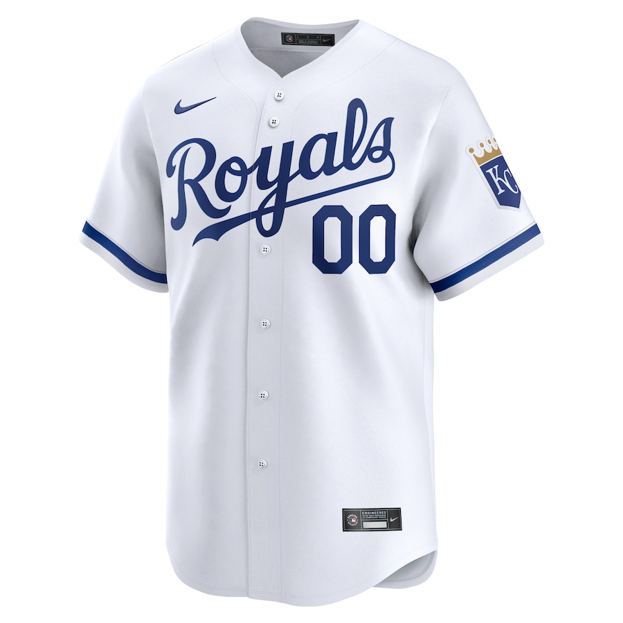 Men's Kansas City Royals White Home Limited Pick-A-Player Retired Roster Jersey