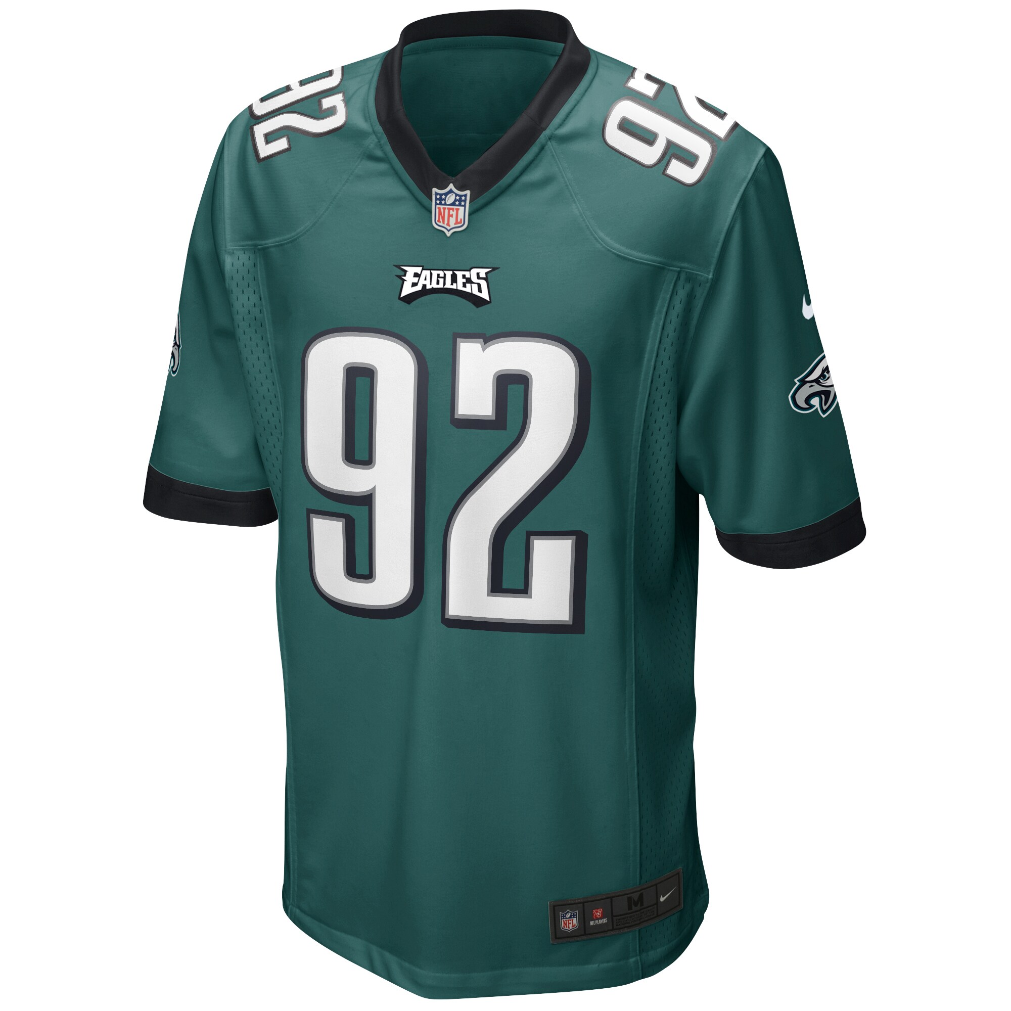 Reggie White Philadelphia Eagles Game Retired Player Jersey - Midnight Green