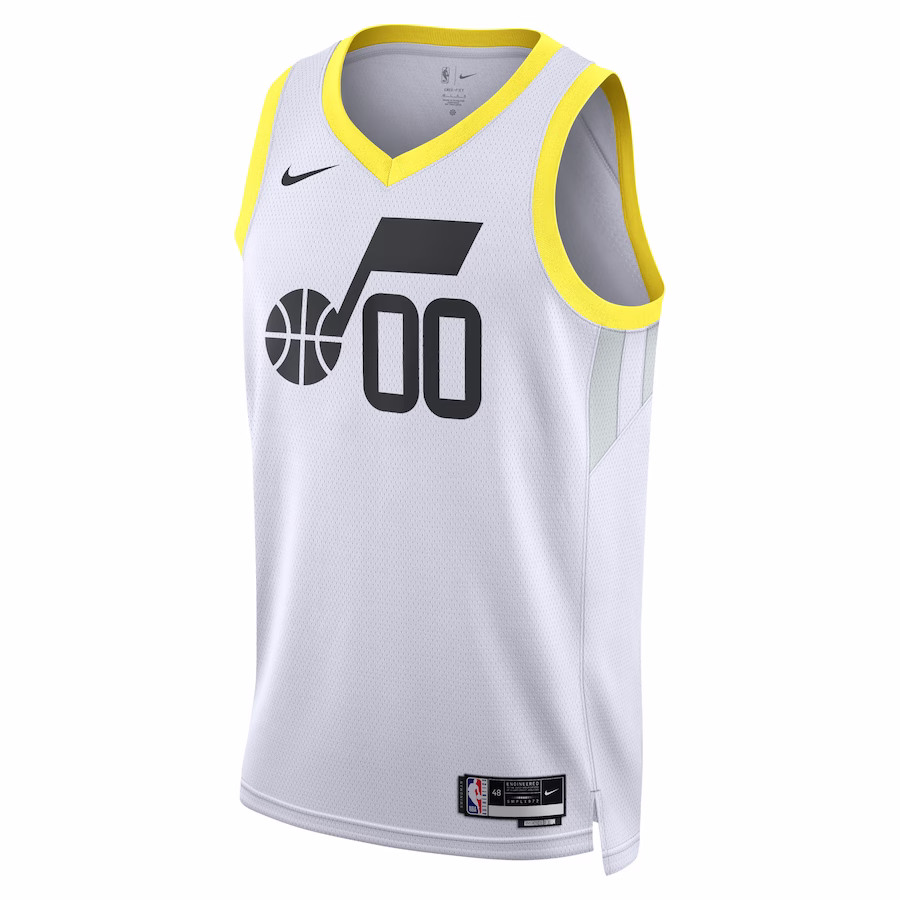 Unisex Utah Jazz Nike White Swingman Custom Jersey - Association Edition