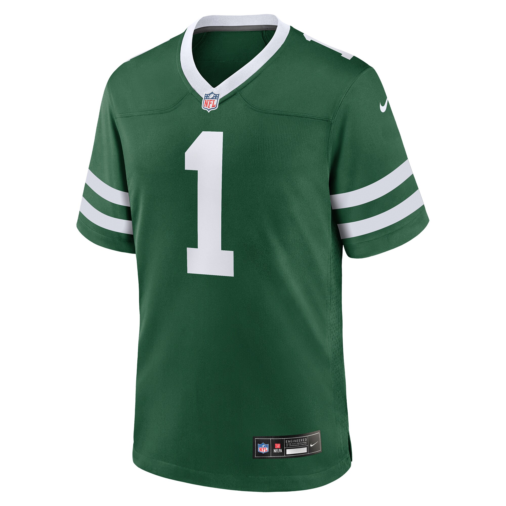 Olu Fashanu New York Jets 2024 NFL Draft First Round Pick Player Game Jersey - Gotham Green