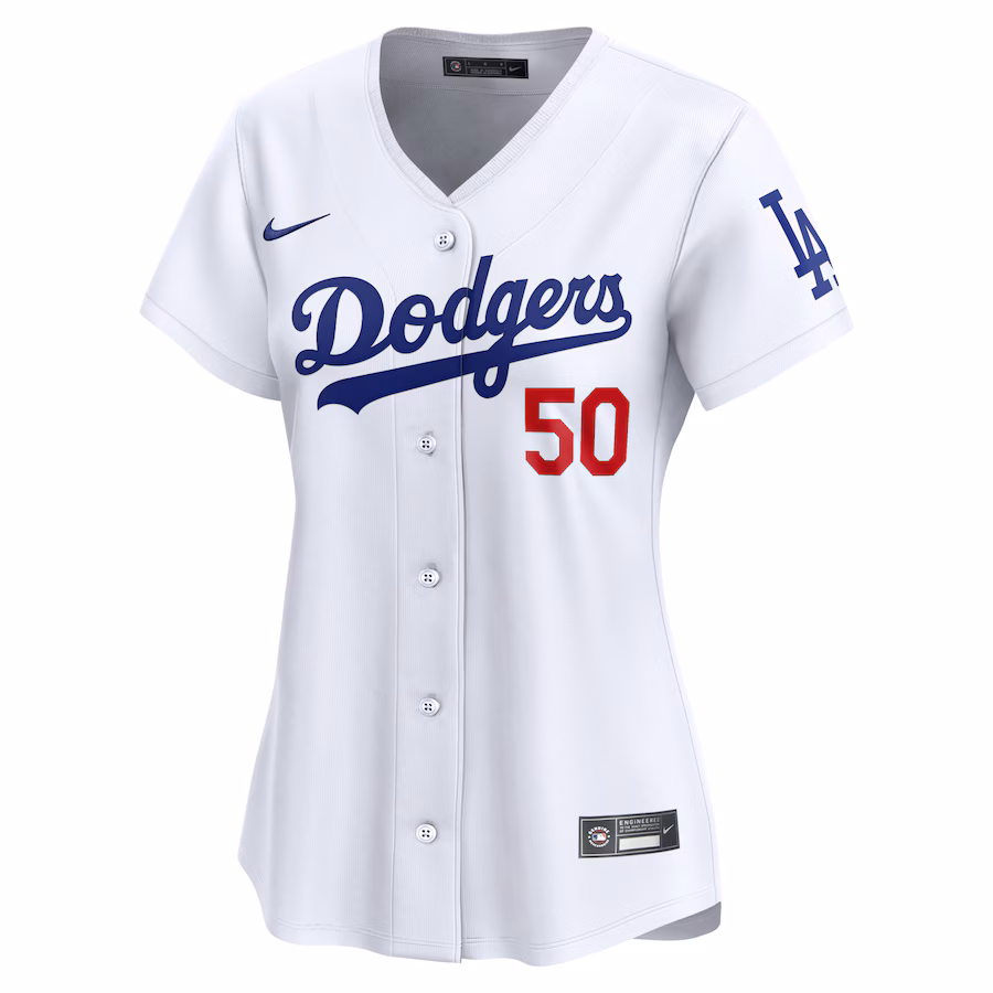 Mookie Betts Los Angeles Dodgers Nike Women's Home Limited Player Jersey - White