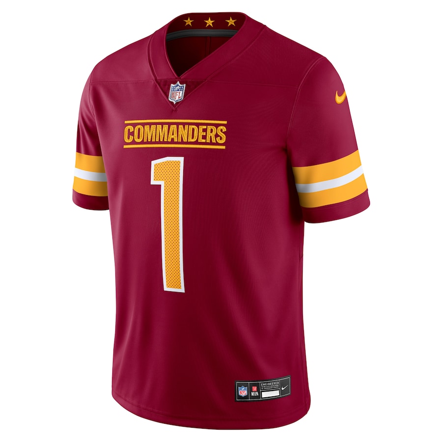 Mens Washington Commanders Jahan Dotson Burgundy Vapor Untouchable Limited Jersey