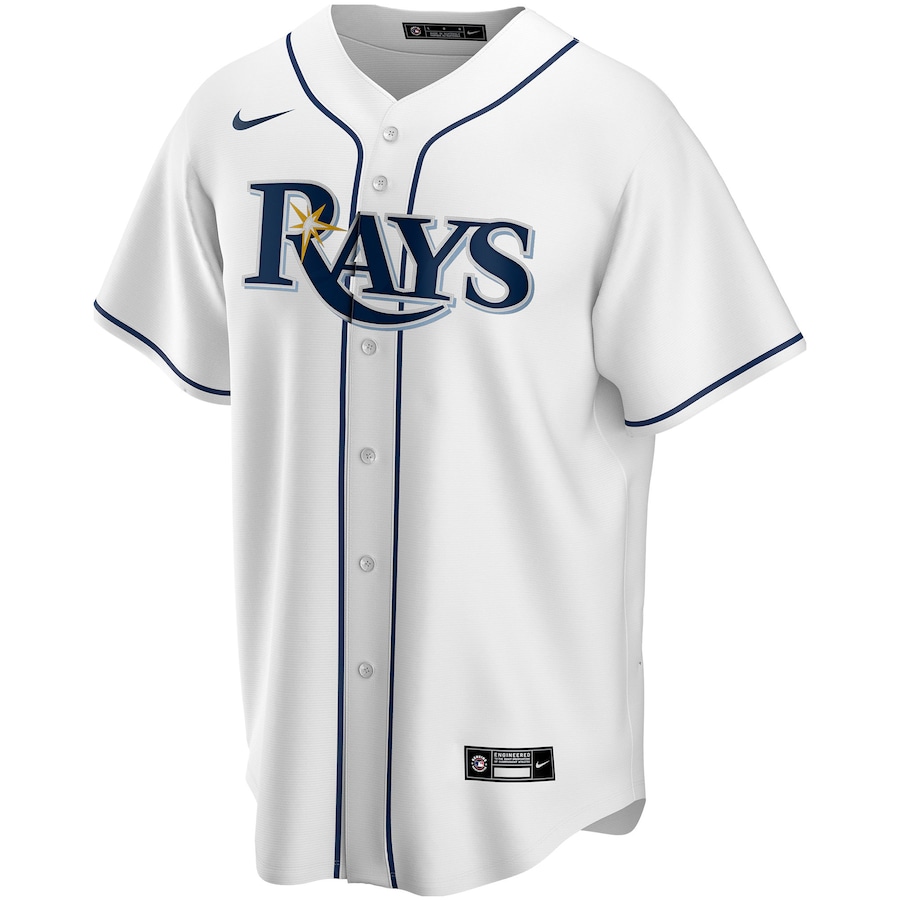 Men's Tampa Bay Rays White Home Pick-A-Player Retired Roster Replica Jersey