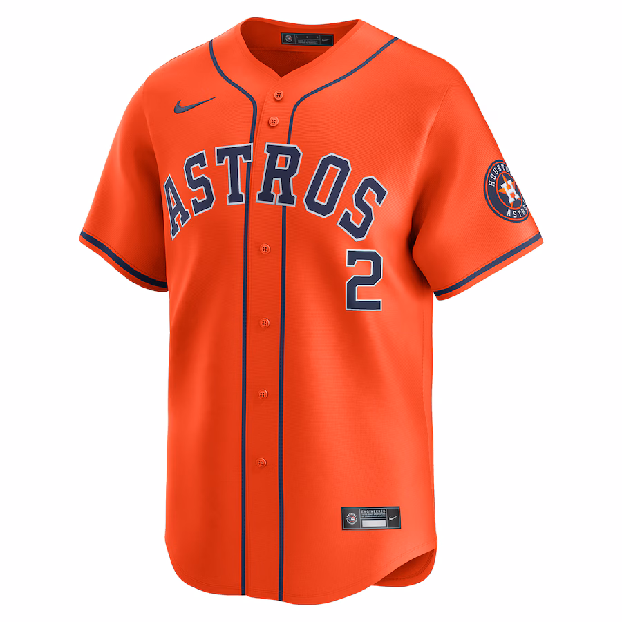Alex Bregman Houston Astros Nike Alternate Limited Player Jersey – Orange