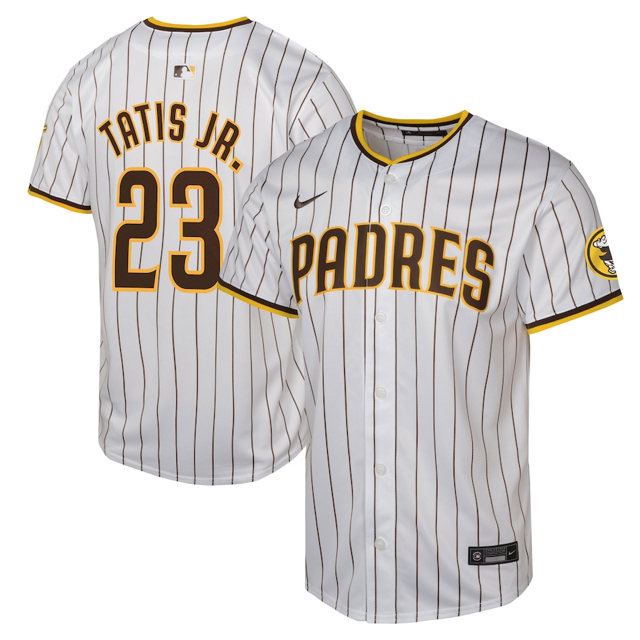 Youth San Diego Padres Fernando Tatis Jr. White Home Limited Player Jersey