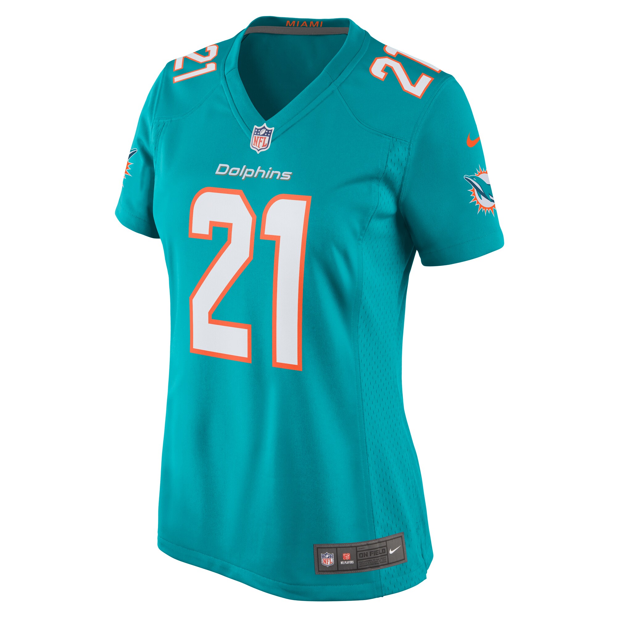DeShon Elliott Miami Dolphins Women's Women's All Player Jersey - Aqua