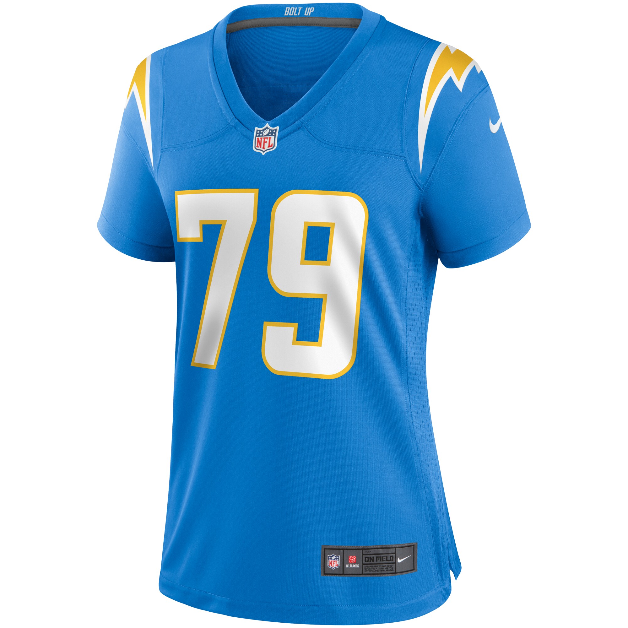 Trey Pipkins III Los Angeles Chargers Women's Game Jersey - Powder Blue